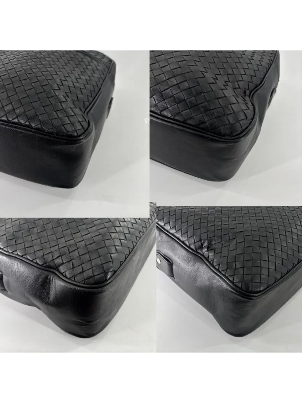 Bottega Veneta Super Intretchart Business Bag Black